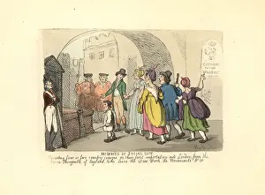 Miseries: Gentleman escorting country cousins on their first