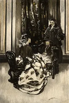 Peacefullness: Gentleman and Two Ladies