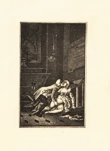 Blasphemy: A gentleman and lady mutually masturbating, 18th century