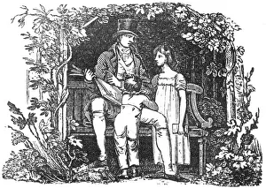 Leafy: Gentleman reading to his children, c.1800