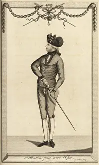 Fencer: Gentlemen in first position to draw his sword