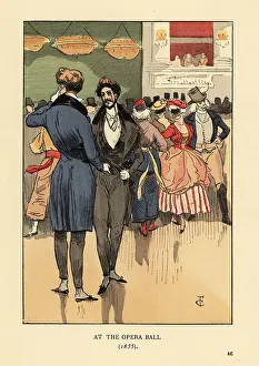 Octave: Two gentlemen at the Opera Ball, 1835