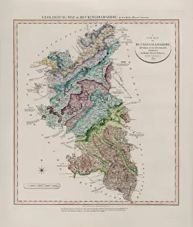Atlas: Geological Map of Buckinghamshire (William Smith, 1820)