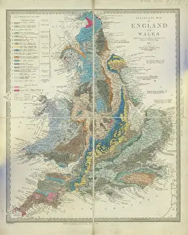 1843: Geological map of England and Wales (Murchison, 1843)