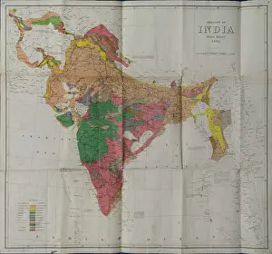 Approximately: Geological Map of India (Geological Survey of India, 1891)