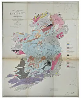 Geological: Geological map of Ireland (Griffith 1837)