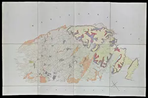 Geological: Geological map of Malta (1856)