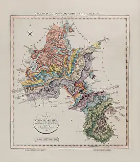 Atlas: Geological map of Oxfordshire (William Smith, 1820)
