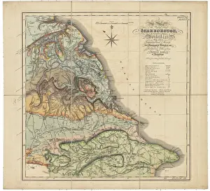 1821: Geological map of Scarborough (Smith, 1831)