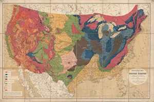 Census: Geological map of the United States