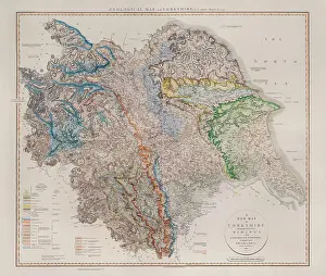 1821: Geological Map of Yorkshire (William Smith, 1821)