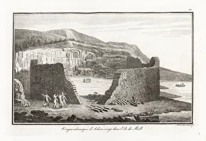 Geologists: Geologists exploring the volcanic cirque of Ashna-cregs