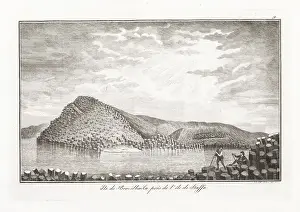 Geologists: Geologists viewing the reef in front of Fingal's