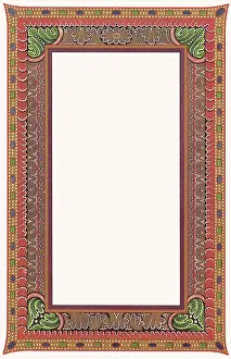 Layered: Geometric Floral Border