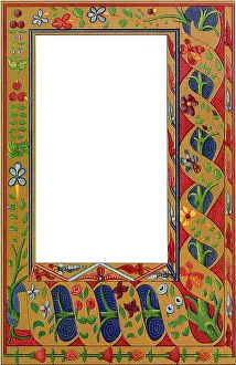 Winds: Geometric Floral Border