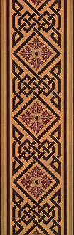 Interlacing: Geometric Floral Border