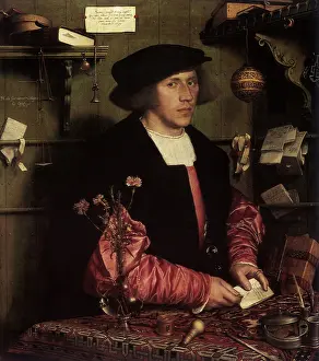 1532: Georg Gisze, by Holbein