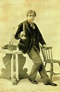 Candlestick: George Alexander as David Remon in The Masqueraders