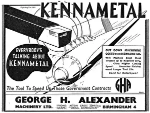 Kennametal: George Alexander Kennametal Machine Tools