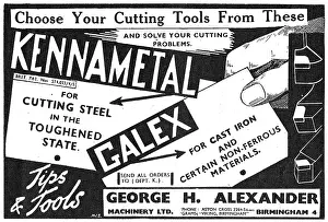 Galex: George Alexander Machine Tools. Kennametal