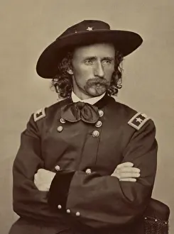 Brevet: George Armstrong Custer, in Brady Studio portrait