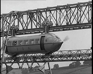 Monorail: The George Bennie Railplane Driven By a Propeller