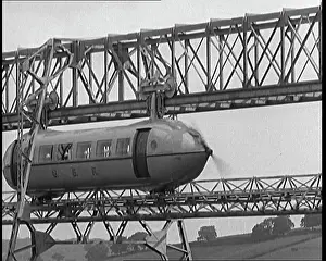 Monorail: The George Bennie Railplane Driven By a Propeller