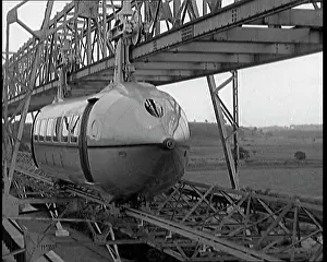 Monorail: The George Bennie Railplane Driven By a Propeller