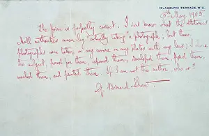 1905copy1: George Bernard Shaw copyright
