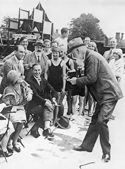 Elgar: George Bernard Shaw while photographing