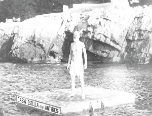 Estella: George Bernard Shaw, playwright, at Cap d'Antibes, France