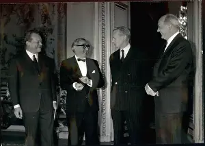 Couve: George Brown with other foreign ministers, Paris