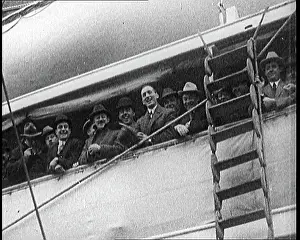 Carpentier: George Carpentier Looking Down From the Deck of a Ship