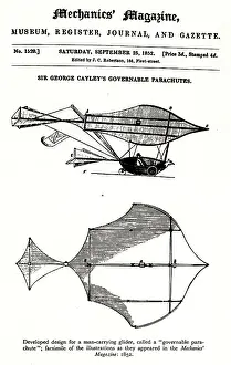 Facsimile: George Cayley's governable parachute