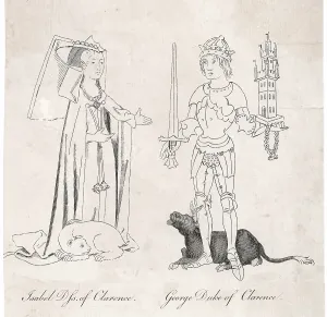 1449: George, Duke of Clarence with Duchess Isabel