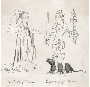 1449: George, Duke of Clarence with Duchess Isabel