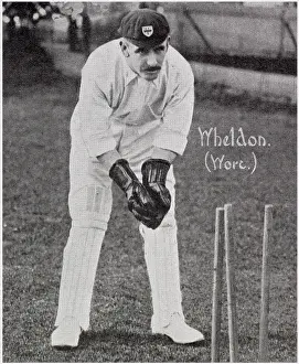 Footballer: George Frederick Wheldon - wicket-keeper, Worcestershire CCC