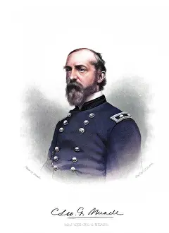 Criticised: GEORGE GORDON MEADE