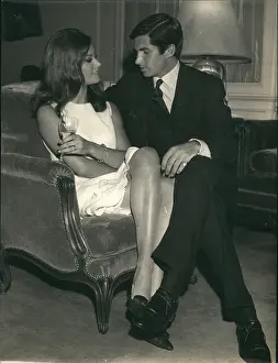 Auger: George Hamilton and Claudine Auger, Paris