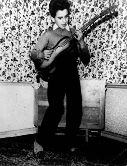 Grammy: George Harrison of The Beatles pop group as a boy