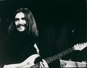 Clapton: George Harrison of The Beatles pop group, Copenhagen