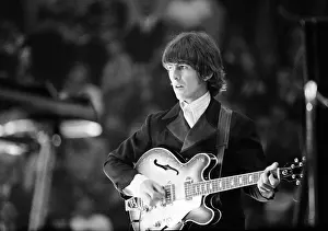 Commercially: George Harrison of The Beatles pop group, Essen
