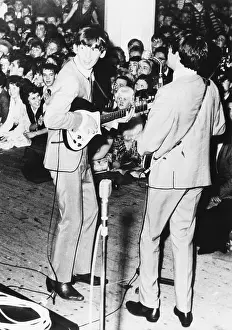 Mods: George Harrison (left) and Paul McCartney, of the