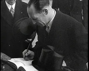 Hellenes: George II, King of the Hellenes Writing Something