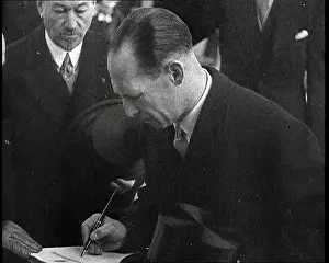 Hellenes: George II, King of the Hellenes Writing Something