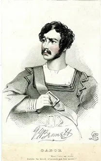 Inheritance: George John Bennett, actor, in the role of Gabor