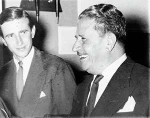 Livanos: George Livanos talking with a colleague