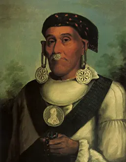 Catlin: George Lowrey, Native American Cherokee Chief, by Catlin