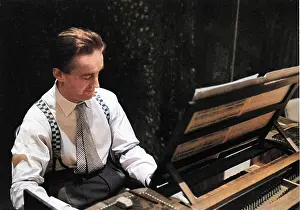 Harpsichord: George Malcolm playing the harpsichord