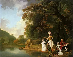 Browne: George and Mary Browne with Their Five Elder Children